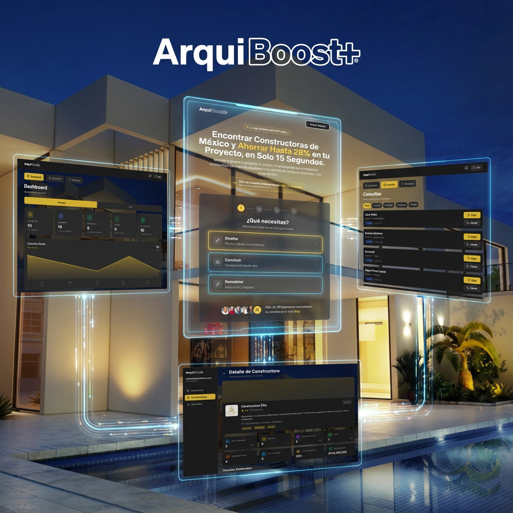 Arquiboost Lanza Plataforma con IA que Revoluciona la Conexión entre Proyectos y Constructoras en México