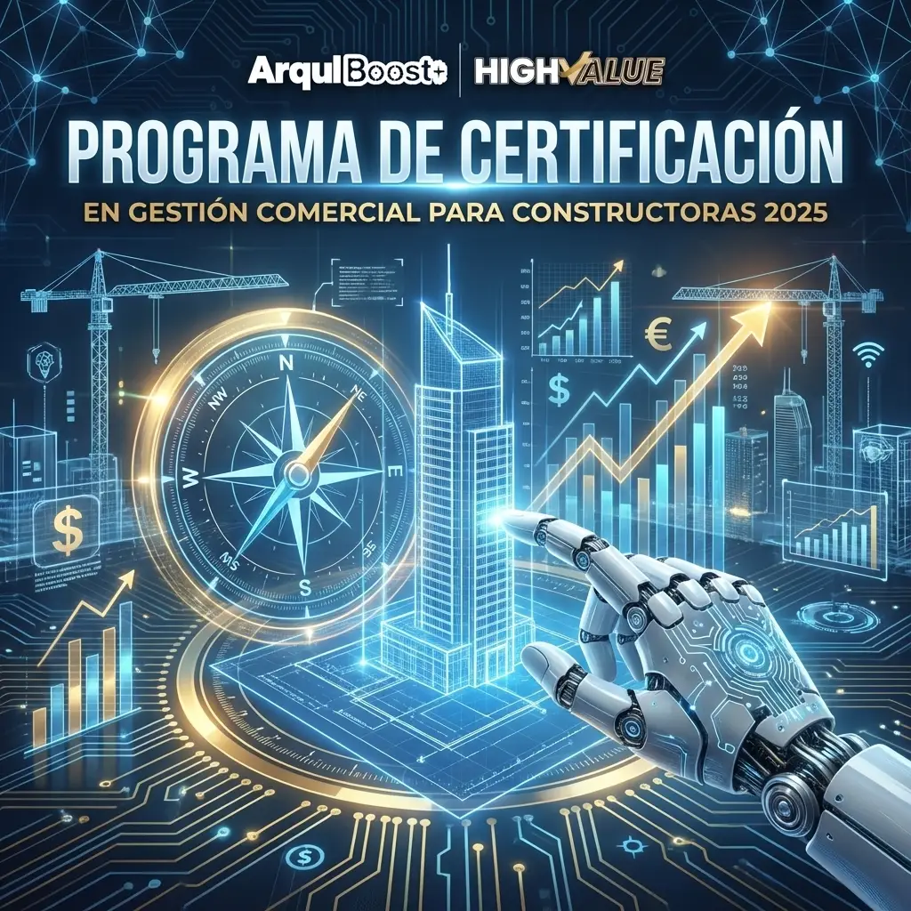Programa de Certificación en Gestión Comercial para Constructoras 2025: Cómo Aumentar Ventas y Facturación